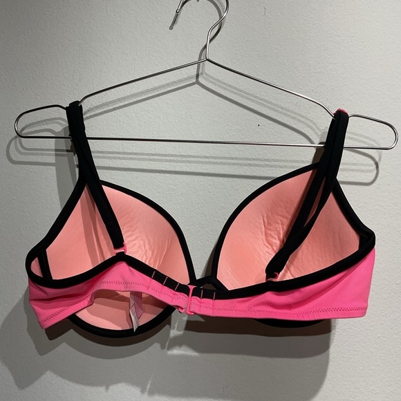 Victoria’s Secret Swim 36D Bring Pink Swim Top Y2K 2000’s Bathing Suit - Picture 6 of 10